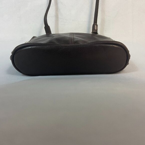 Fossil Crossbody Small Purse Bag Brown Leather Cell Phone Slip Pocket Organizer - Picture 9 of 9